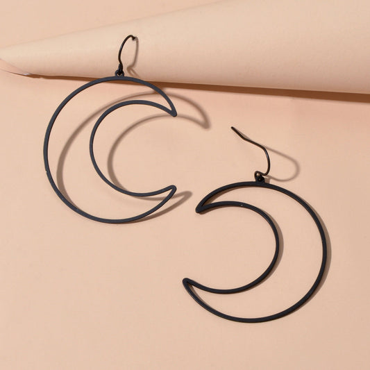 AU Stock Gorgeous Moon Charm Drop Dangle Earrings Women Stunning Party Jewellery-0