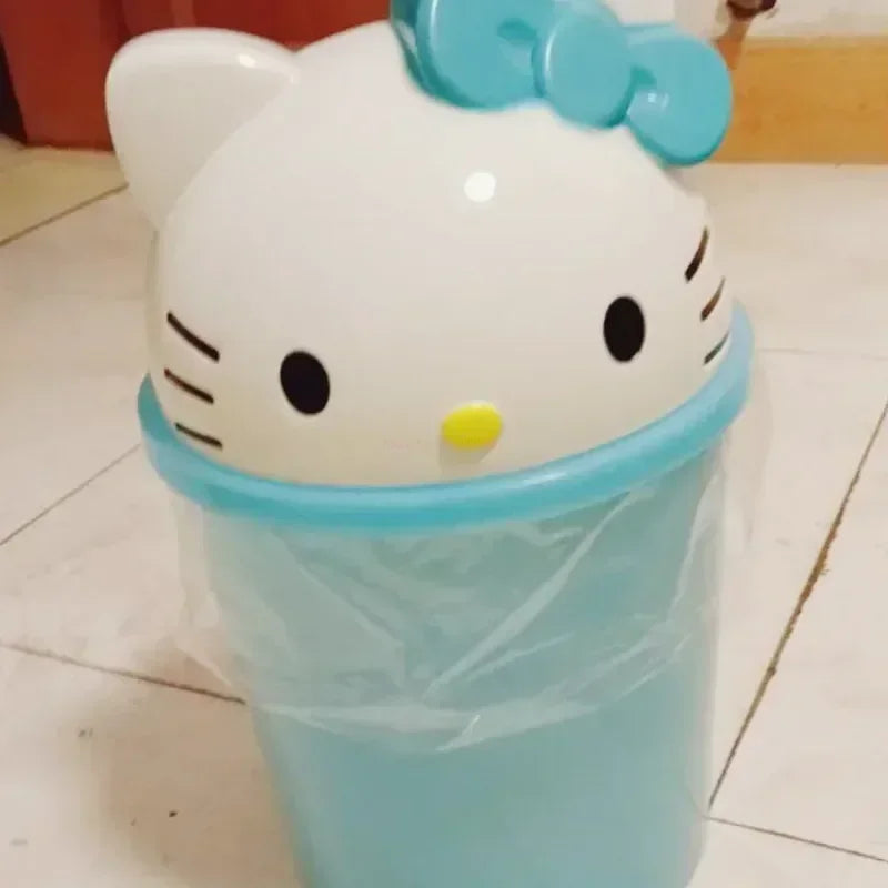 Hello Kitty Kawaii Trash Can for Home-1