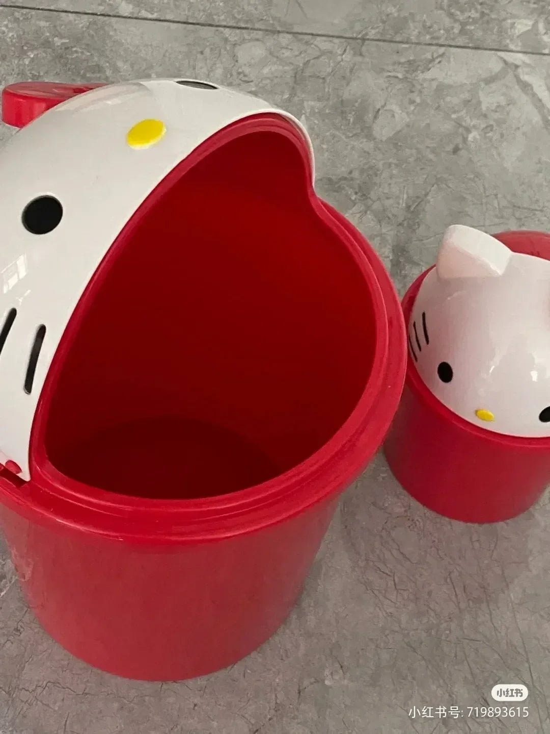 Hello Kitty Kawaii Trash Can for Home-3