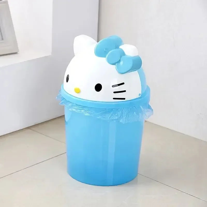 Hello Kitty Kawaii Trash Can for Home-6