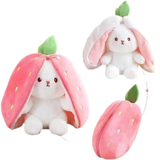 Kawaii Fruit Bunny Plush Toy for Kids-0