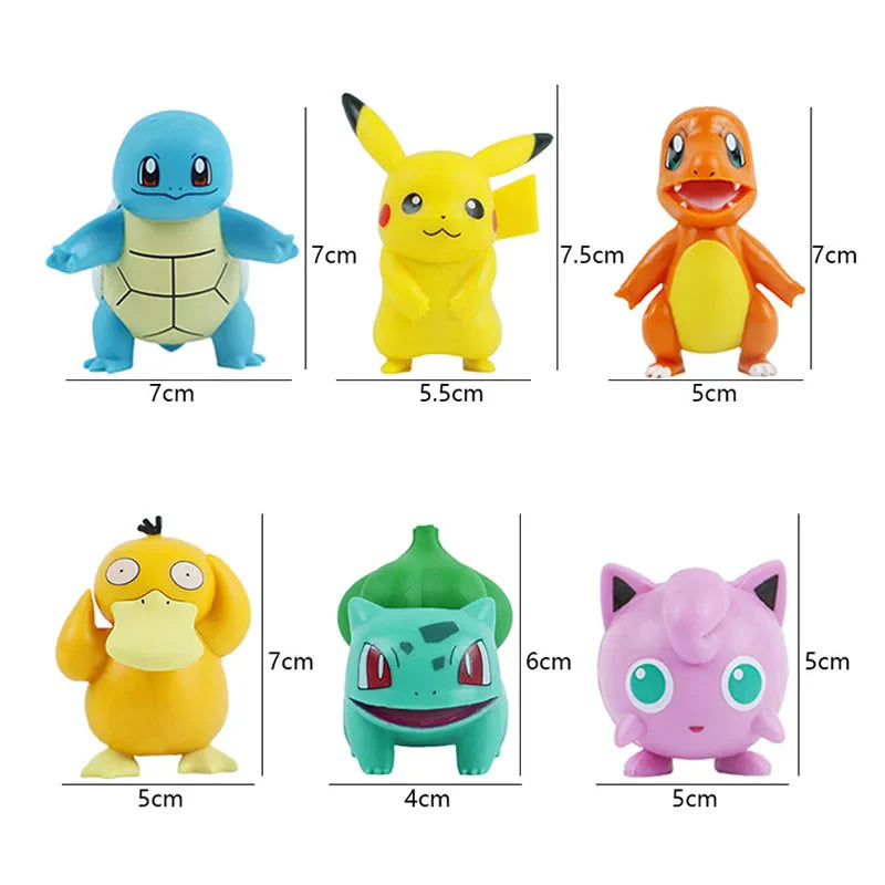 Pokemon Anime Action Figures Kawaii Toys-1